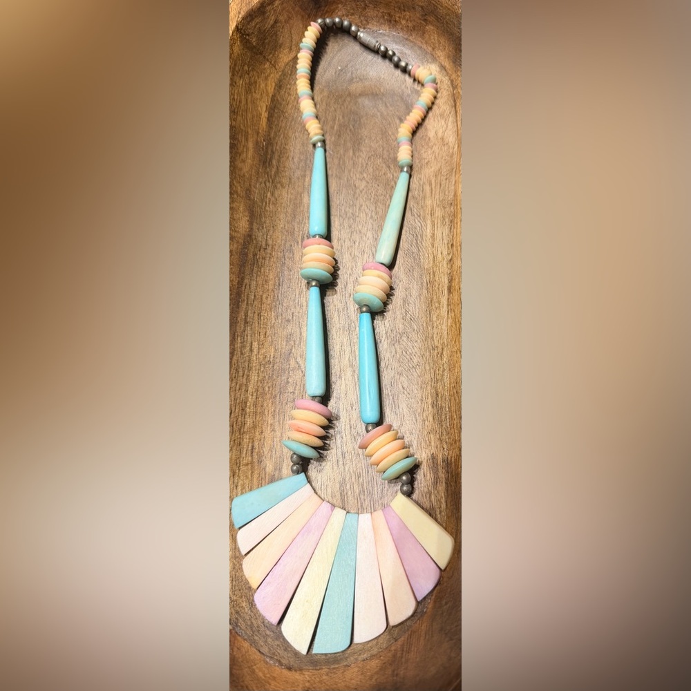 Pastel Beaded Necklace